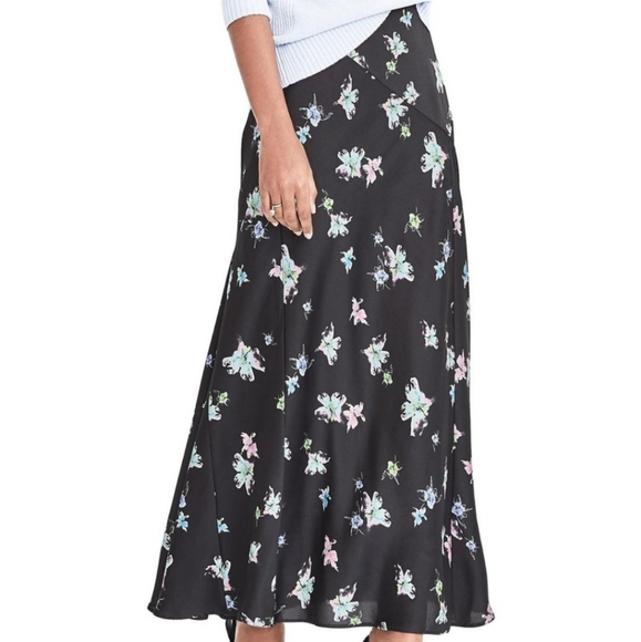 NWT Banana Republic Floral Maxi Skirt